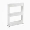 Compact Multi-Layer Mobile Storage Rack: Door Crevice, Dorm, Bedside, Bathroom