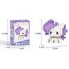 Little  Cartoon Figurine Building  Compatible With Bricks, Educational Assembly Ornament For Girls