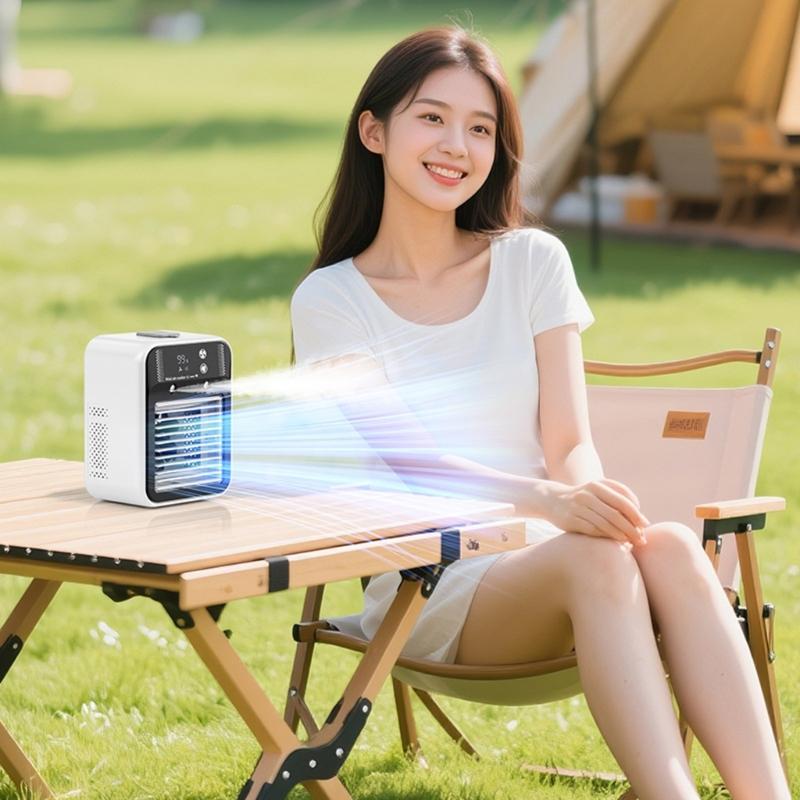Portable Air Conditioner Air Cooling Fan Conditioning Mini Conditioner With 2 Speed For Outdoor Bedroom Indoor Outdoor