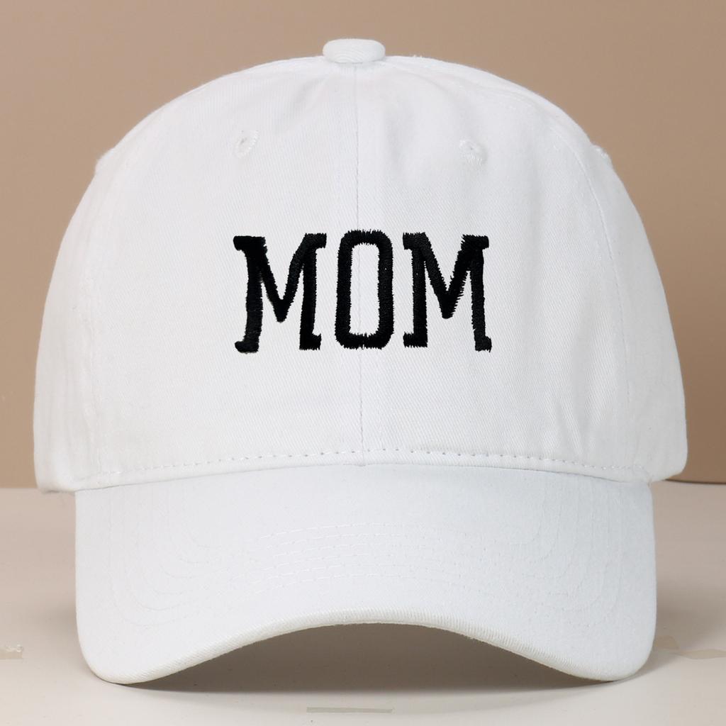 Mom and Dad Embroidered Baseball Hat Retro Sports Running Sunscreen Leisure Daily Versatile Travel Duck Tongue Hat