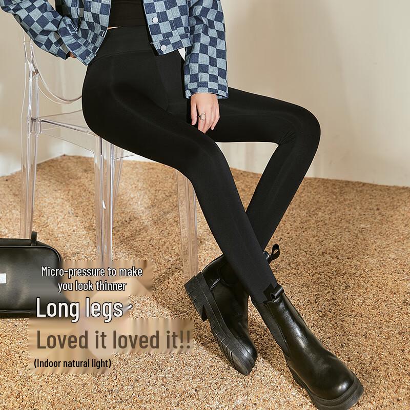 Langsha Women's High-Waist Tummy Control Stirrup Leggings