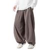 2025 Nové pánské nadměrné velikosti kalhoty japonského stylu s širokými nohavicemi, volné, ležérní