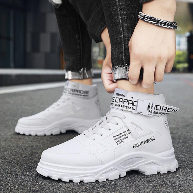 Neue Luxus Herrenstiefel Winter Wasserdicht Rutschfest Bequem High-Top Freizeitschuhe Herren Stiefelette Street Chelsea Motorradstiefel