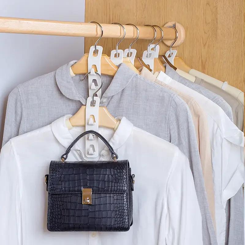 Clothes Hanger Connector Multi-Layer Cascading Clothes Hanger Hooks for Home Multi-Function Closet Storage Rack