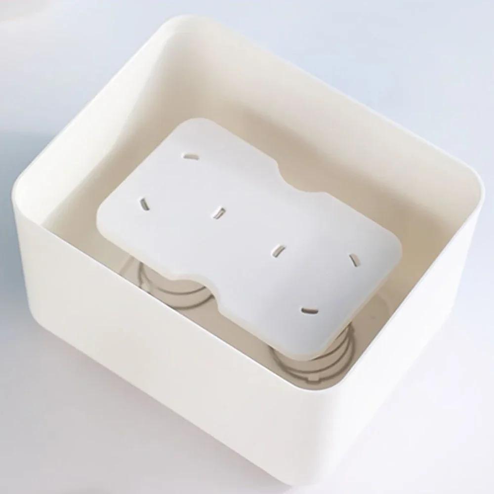 Tissue Dispenser Tissue Box Spring Automatic Lift Spring Loaded Tissue Box Office Home Kitchen Toilet  Bracket Kitchen Organizer