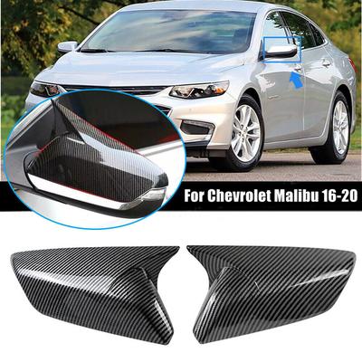 Version For Chevrolet Malibu L LS LT 2016- Car Sticker Rearview Side Mirror Cover Wing Cap Exterior Door Case Trim ABS