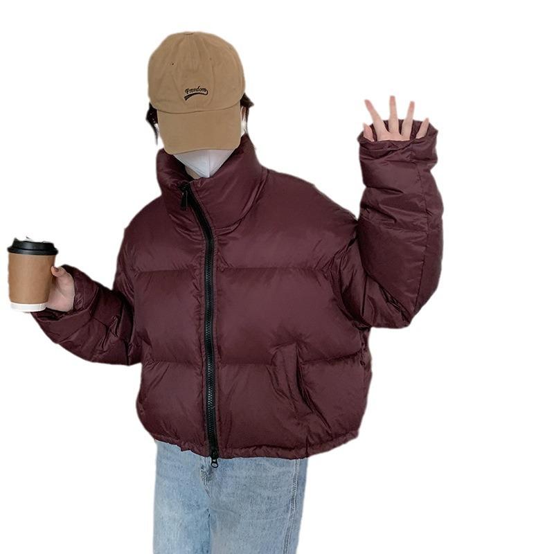 Down Cotton Jacket Women's Short Model 2025 New Korean Version Loose Cotton Jacket Bread Jacket Winter Padded Jacket