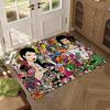 Kawaii Lifestyle Brand T-tokidokis Floor Mat Soft Thickened Flannel Door Mat Non-Slip Living Room Rug Home Decor