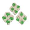 5Pcs Small Freshes Fondant Silicone Mold Ginkgos Bilobas Leaf Four-leaf Clover and Chocolate Decorative Cake Mold