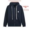Mens Lightweight Hooded Cotton Sweatshirt Zip-Up Pullover Casual Sportswear Loose Fit