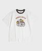 Beulonseun Retro Motorcycle Graphic Tee White