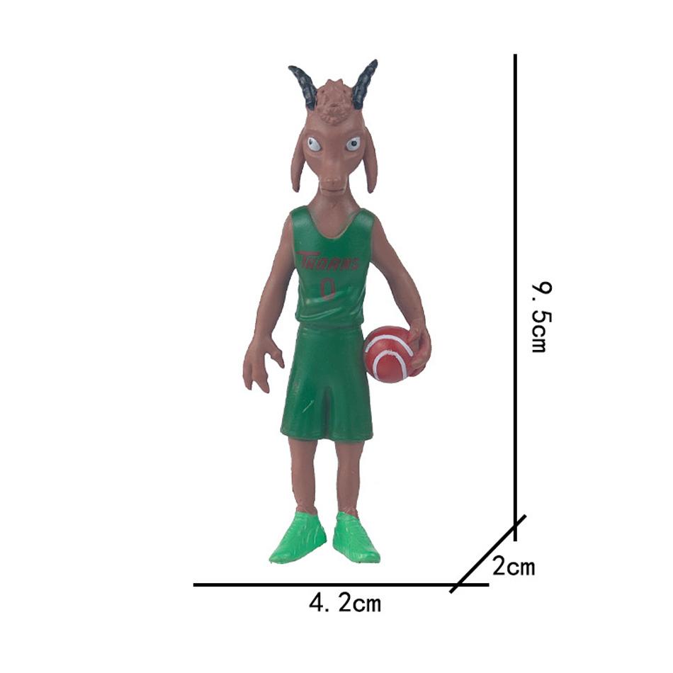 6-8Pcs Movie Goat Basketball Dream Action Figure Character Will Harris Jett Fillmore Lenny Williamson Figurine Pvc Model Toy