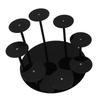 Acrylic Cupcake Stands Stable Round Anime Figure Doll Platter Display Stand for Wedding Birthday