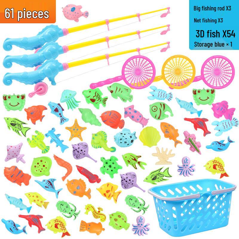 Children's Magnetic Fishing Toy Set – Summer Educational Role-Playing Game for Kids