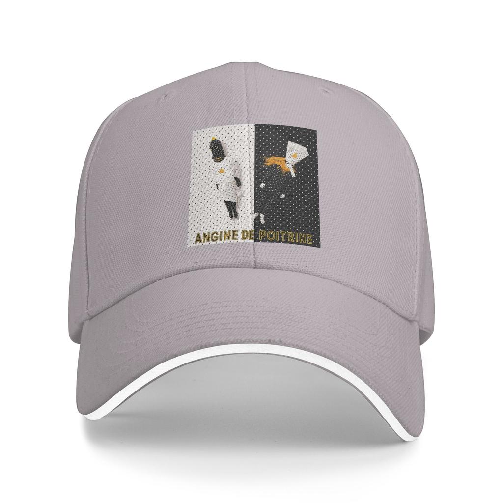 Angine De Poitrine Band Baseball Caps Hip Hop Sandwich Hats Unisex Breathable Sun Cap Workouts