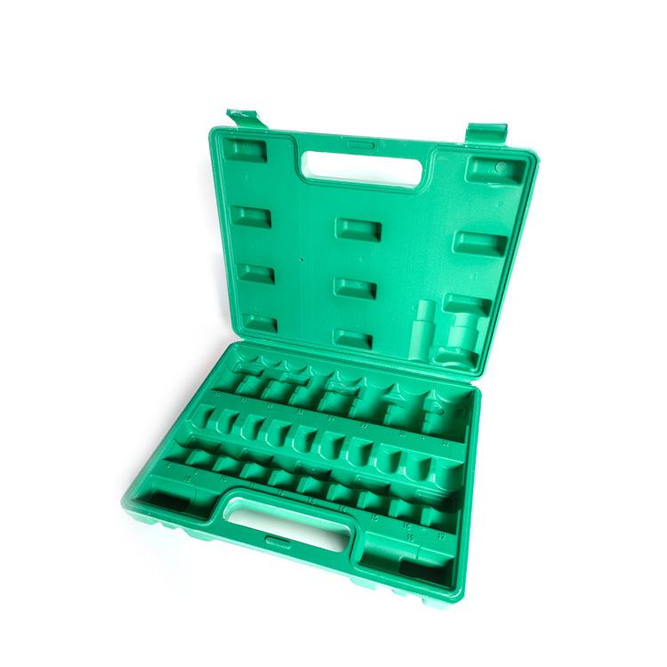 Portable Large Tool and Sleeve Storage Box with Extended Sleeve Head for Car and Home Use