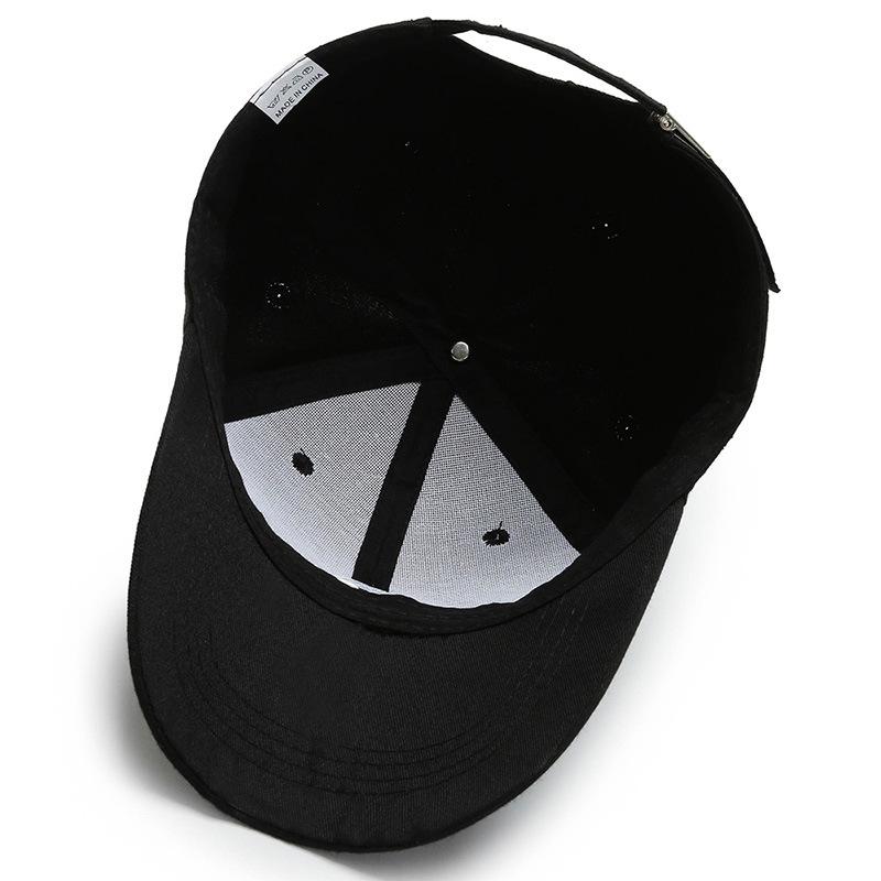 Hat Women's Summer New S Letter Embroidered Baseball Cap Spring and Autumn Outdoor Sun Hat Men's Casual Baseball Cap