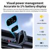 2-IN-1 Car Bluetooth 5.4 Receiver 10M Stable Transmitter 3.5mm AUX With LCD Battery Volume Display for Car Music/Hands-Free Call