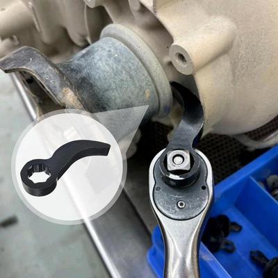Crowbar Adapter Tool High Strength Ratchet Pry Bar Crow Bar Pry Bar Tool Multipurpose Car Wrench Adapter Pry Bar Wrench Adapter