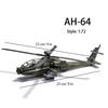 Assembly Toy Plane Model B-2 Bomber F22 A10 SU57 Fighter AH-64 helicopter Aircraft Building Blocks Toy Military Collection Gift