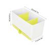 2 Compartments Utensil Holder Organizer Draining Design Draining Rack Basket  Kitchen