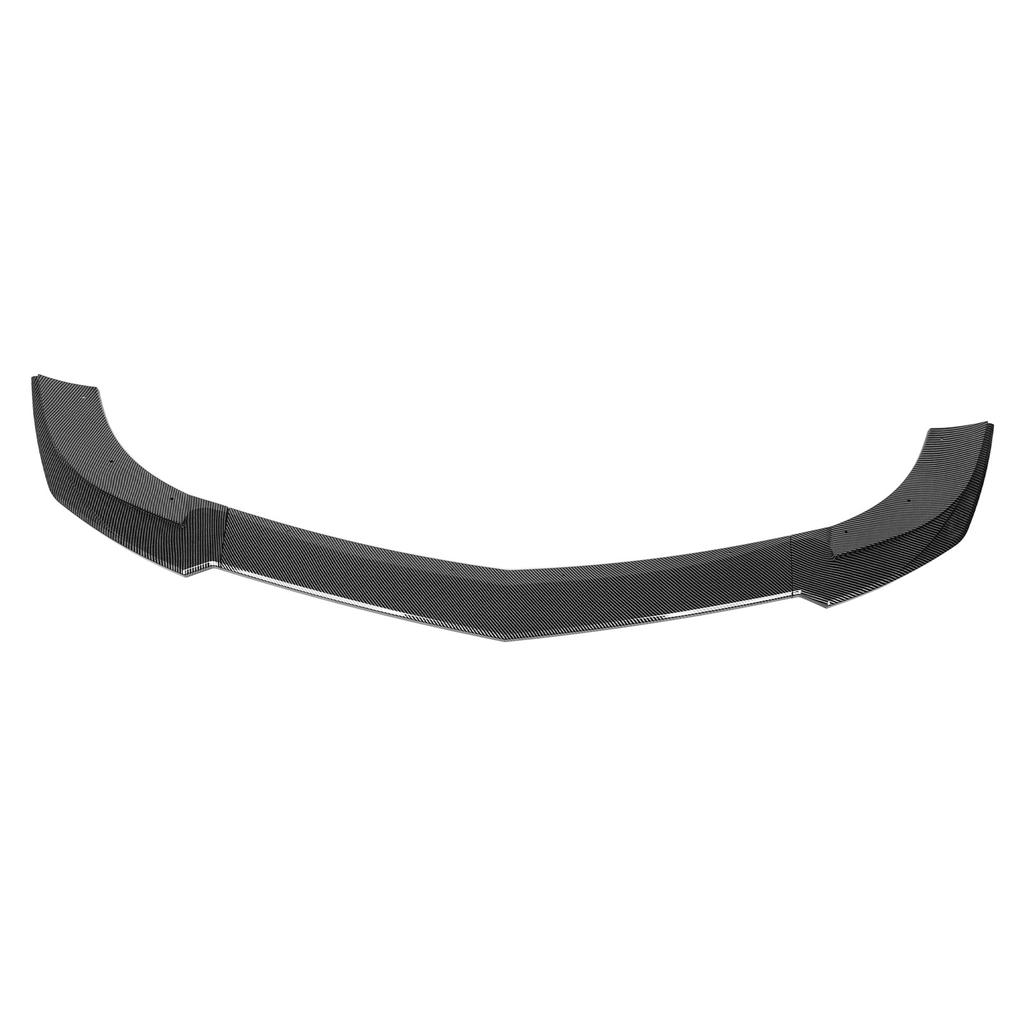 3PCS Front Bumper Lip Spoiler Scratch Resistant Bumper Lip Chin Splitter Kit Replacement for C‑Class W204 04 2011‑2014