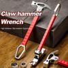 Sheep Horn Connected Multifunctional Hammer Folding Design Universal Wrench  Car Mounted