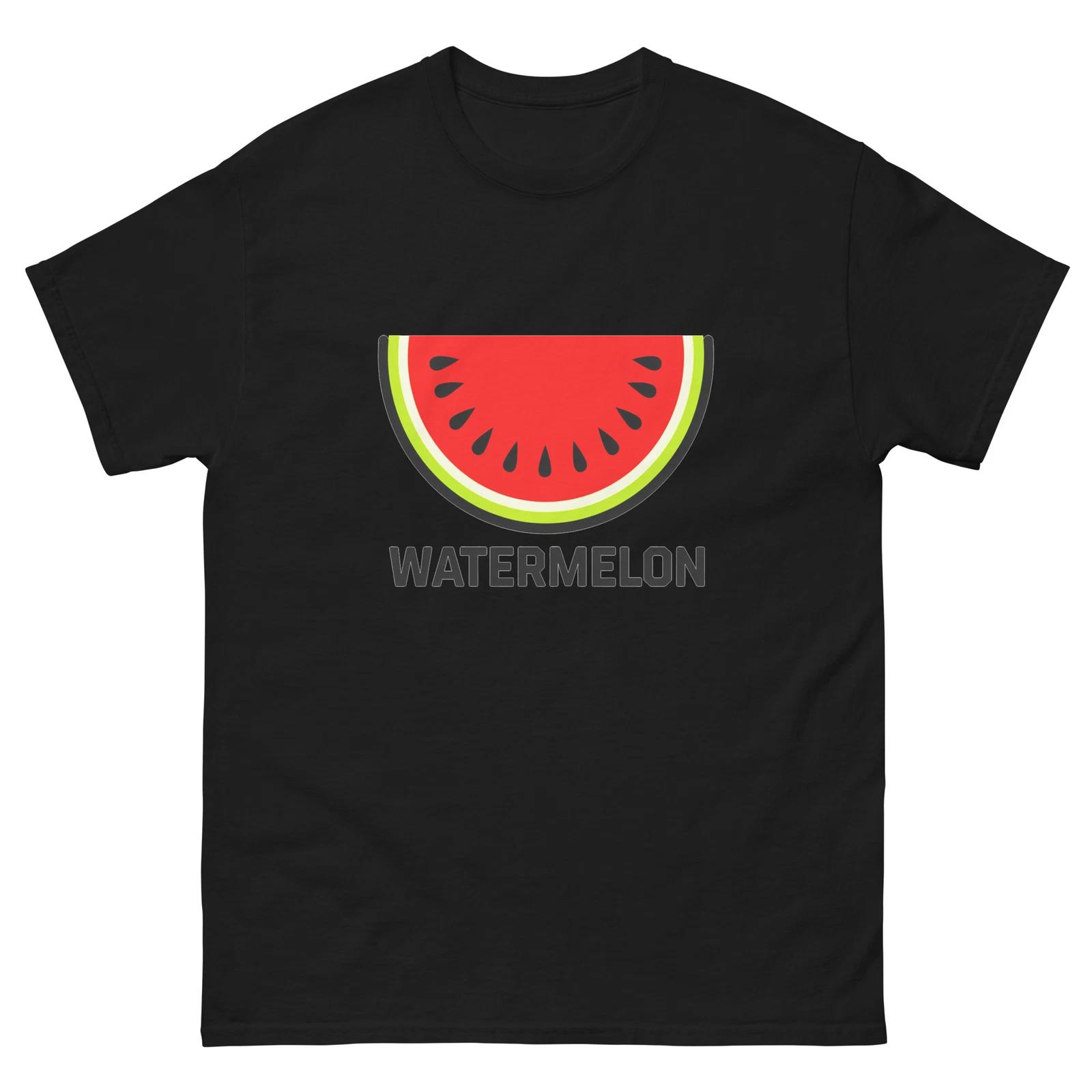 Watermelon Lover Food Image Cartoon Funny T-Shirt Shirt XL