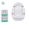Thickened Toilet Seat Cover Double Layer Plastic Universal Toilet Seat Quick Release Quiet Toilet Lid Bathroom Upgrade