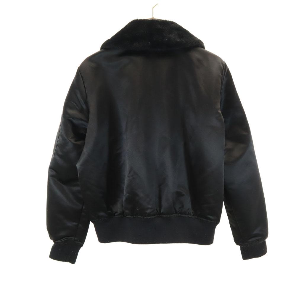 GAP Flight jacket S black Filling into cotton Women Used
