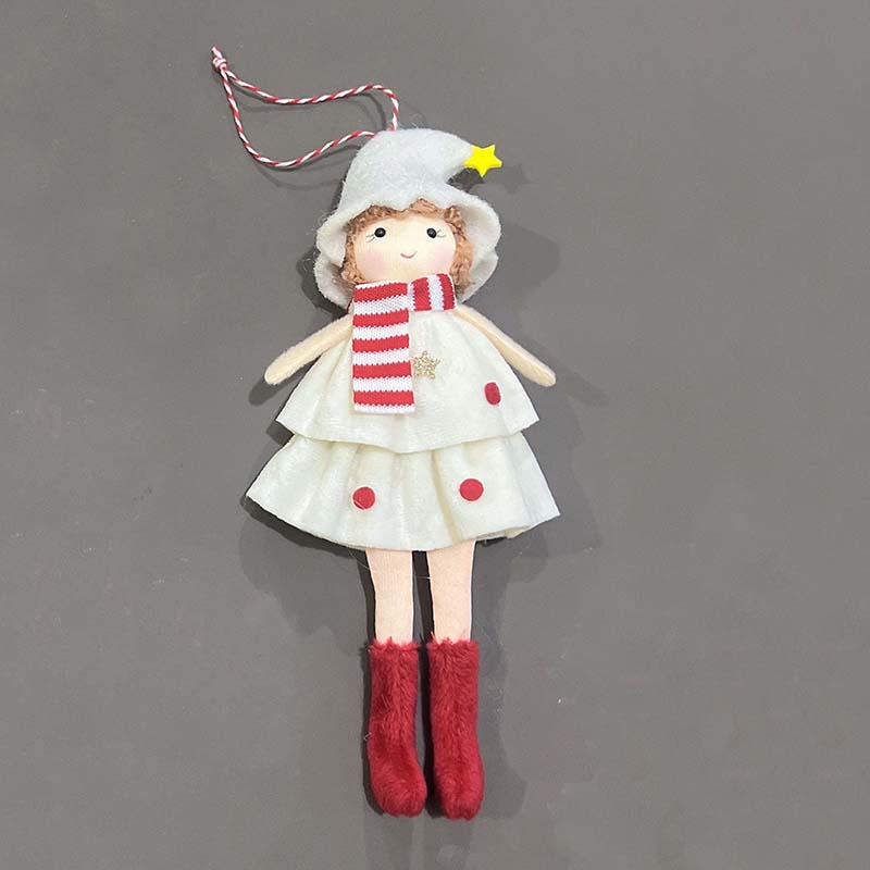 WTEMPO Christmas Pendant Cute Christmas Tree Ornaments Holiday Decor for Xmas New Year Party & Home Decoration Dollhouse Christmas Decorations