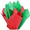 80 Sheets, Red & Green Gift Wrapping Tissue Paper, 20"x14", Perfect for Weddings, Birthdays, Showers, Crafts, Party Favors & Holiday season Décor