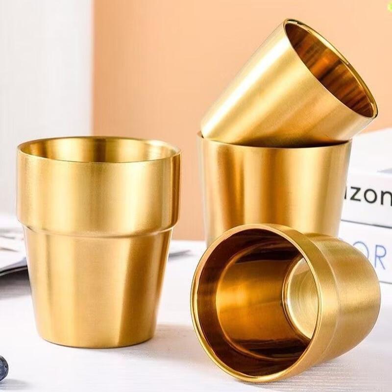 

abay Stainless Steel Double-Layer Beverage Cup