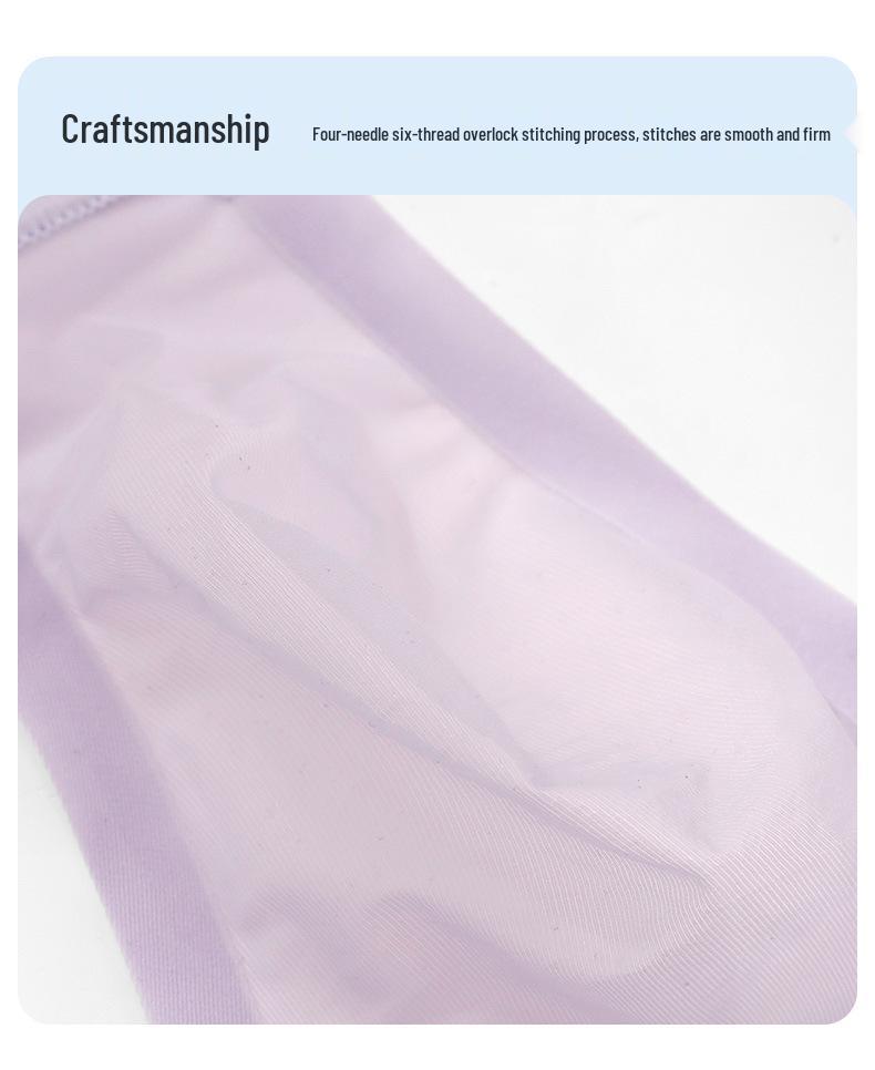 Men's Ultra-Thin Ice Silk Transparent Thong Underwear - Breathable, Sexy, and Comfortable for Summer.