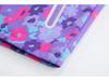 Girls' Candy Color Waterproof Windbreaker Jacket: Hooded, Breathable, Fleece-Lined, Printed.