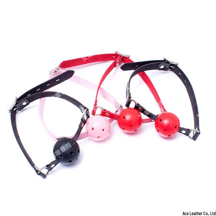 Red Ball Mesh Oral Gag for Adults – Hollow Mouth Stuffer for Men and Women