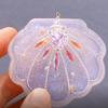 DIY Seashell Ornament Quicksand Silicone Epoxy Mold DIY Keychain Pendant Jewelry Crafting Mould for Valentine Love Gift