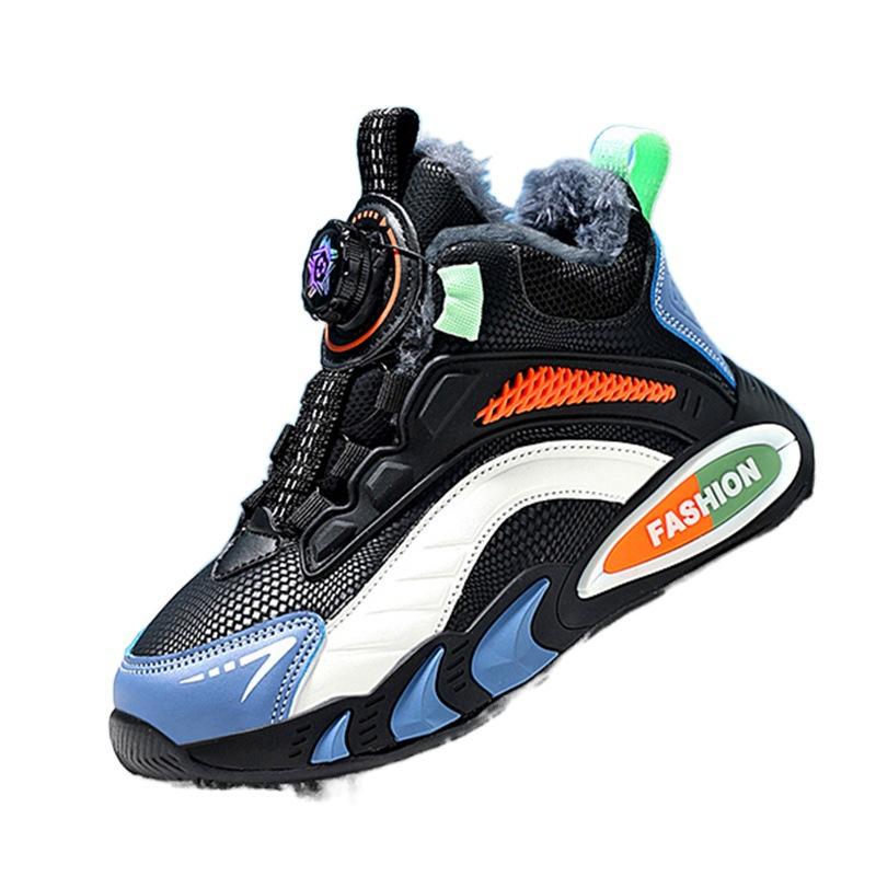 Boys shoes cotton shoes medium and older children's sports shoes boys children's autumn and winter running shoes