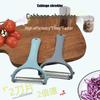 Stainless Steel Double Blade Cabbage Shredder & Multi-functional Manual Peeler