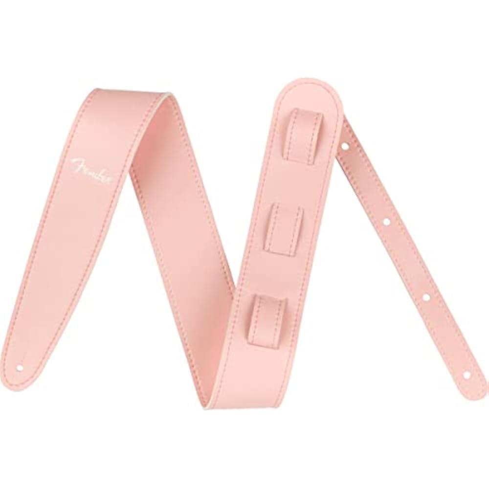 Fender USA Vegan Leather Strap, Shell Pink, 2.5