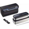 Termos Bento Box Rustfritt stål Fresh Lunsjboks 1100ml Line Black DSD-1104W L-BK