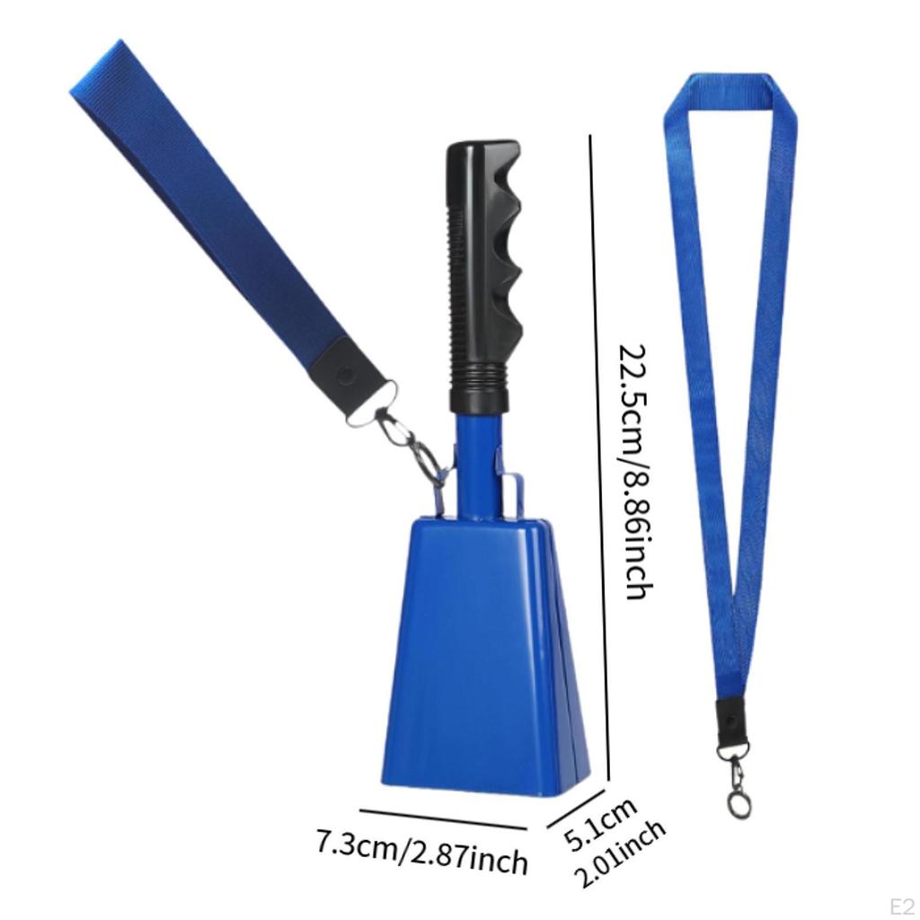 Cowbell Cheering Bell Decorative Musical Instruments Noise Maker Loud for Christmas Sport