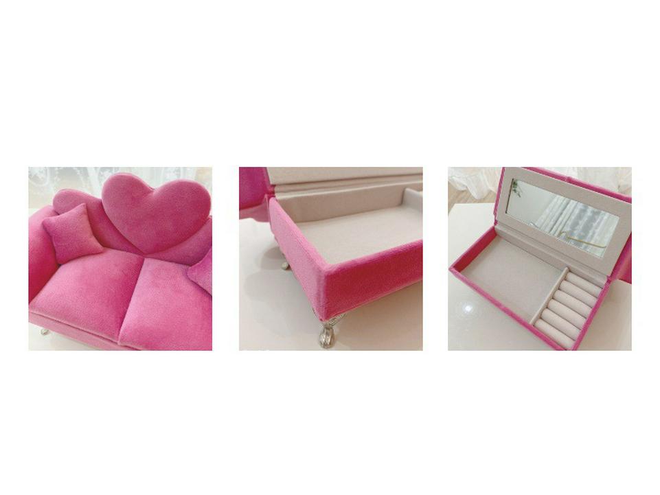European Style Barbie Doll Jewelry Storage Box for Earrings, Necklaces, and Bracelets