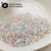 Preciosa Unicorn Pearlescent Glass Seed Beads - 2/3/4mm for DIY Jewelry & Accessories