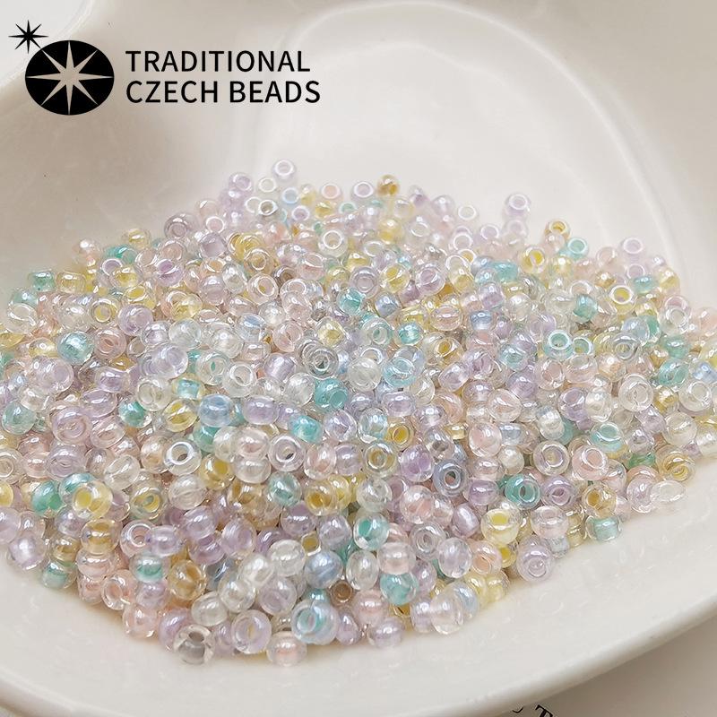 Preciosa Unicorn Pearlescent Glass Seed Beads - 2/3/4mm for DIY Jewelry & Accessories