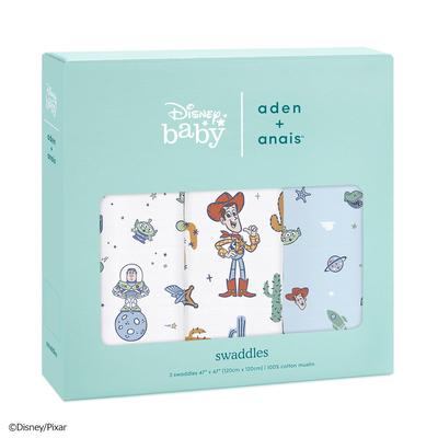 Aden Anais Muslin Swaddles Japanese Genuine Disney Toy Story Toy Story Classic Swaddles ASWC30010DI 120 X 120cm Newborn Night Cry Prevention Gauze