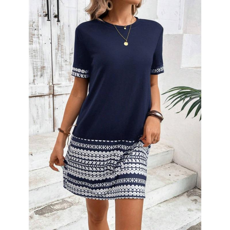 

Женское повседневное платье больших размеров, летнее, удобное, с коротким рукавом, простое, с градиентом, праздничное, уличное платье 5XL