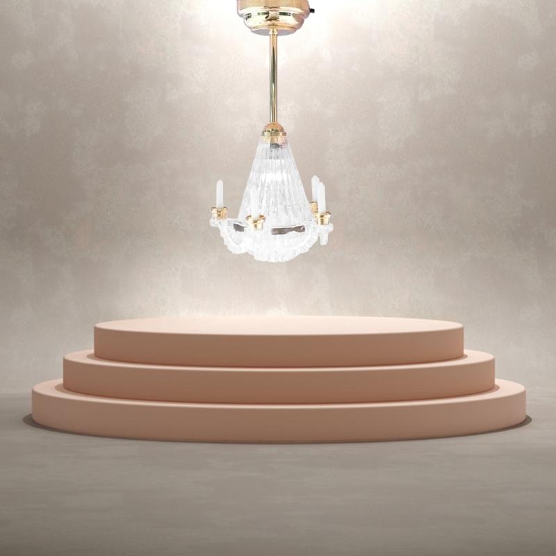 Furniture Miniature Ceiling Light Girls Decorative Ornaments Toy Miniature Light Portable Relieve Boredom Dollhouse Toys