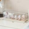 Acrylic Action Figure Display Case Transparent Doll Storage Box Toy Organizer Rack for Collectible Showcase Cabinet