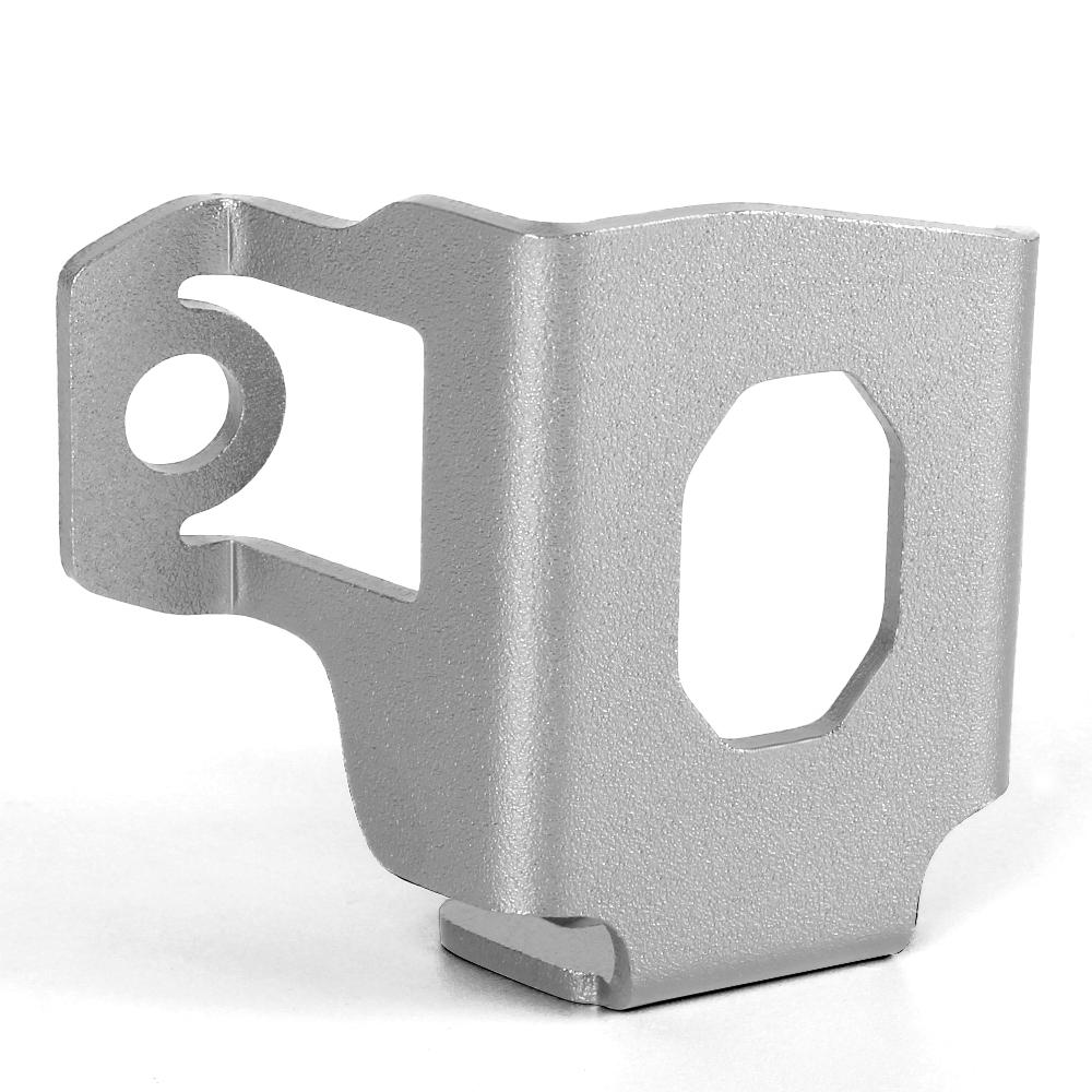 

Для NINJA 400 300 650 Z900 Мотоцикл Задний тормозной насос Жидкостный бак Масляная чашка Резервуар Защитная крышка Алюминий с ЧПУ серебряный